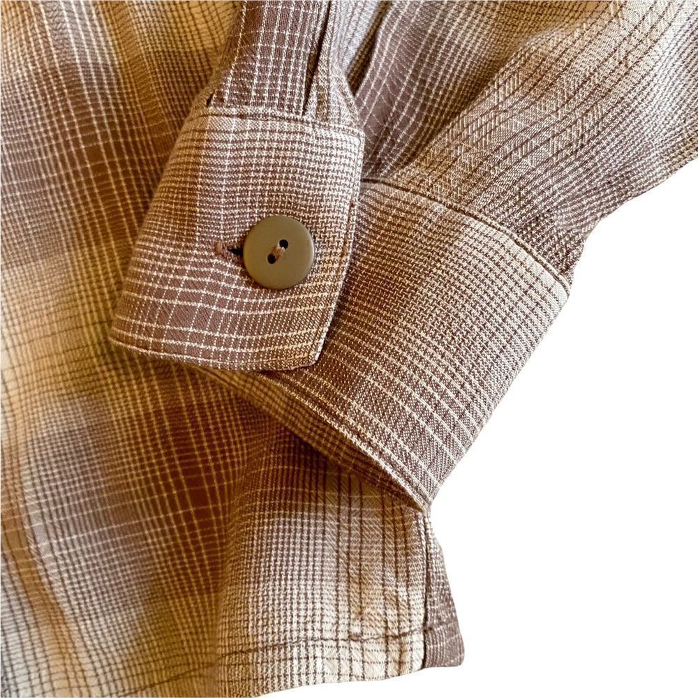 Vintage 90s InWear Brown Checked Jacket - Picture 4 of 11